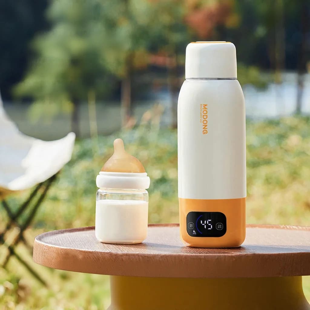 휴대용 아기 분유 가열 컵 550ml, 유선 및 무선 겸용
