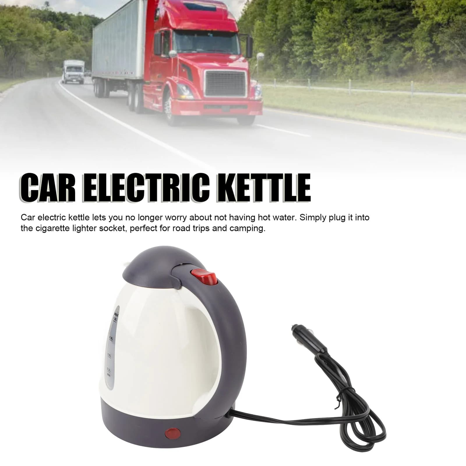1L 12V/24V 차량용 전기 주전자