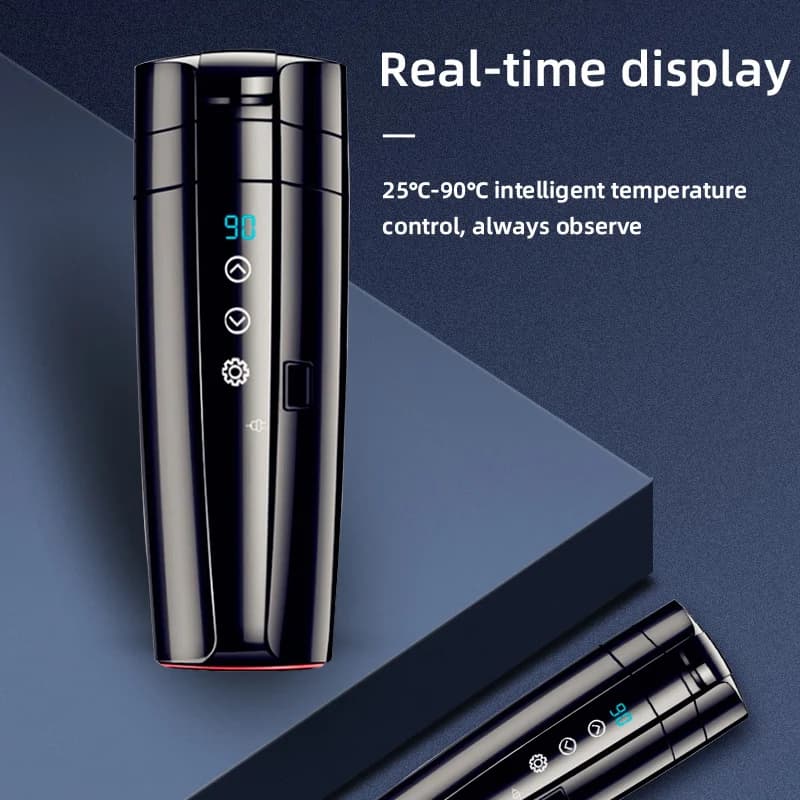 12V/24V 터치스크린 차량 가열 컵