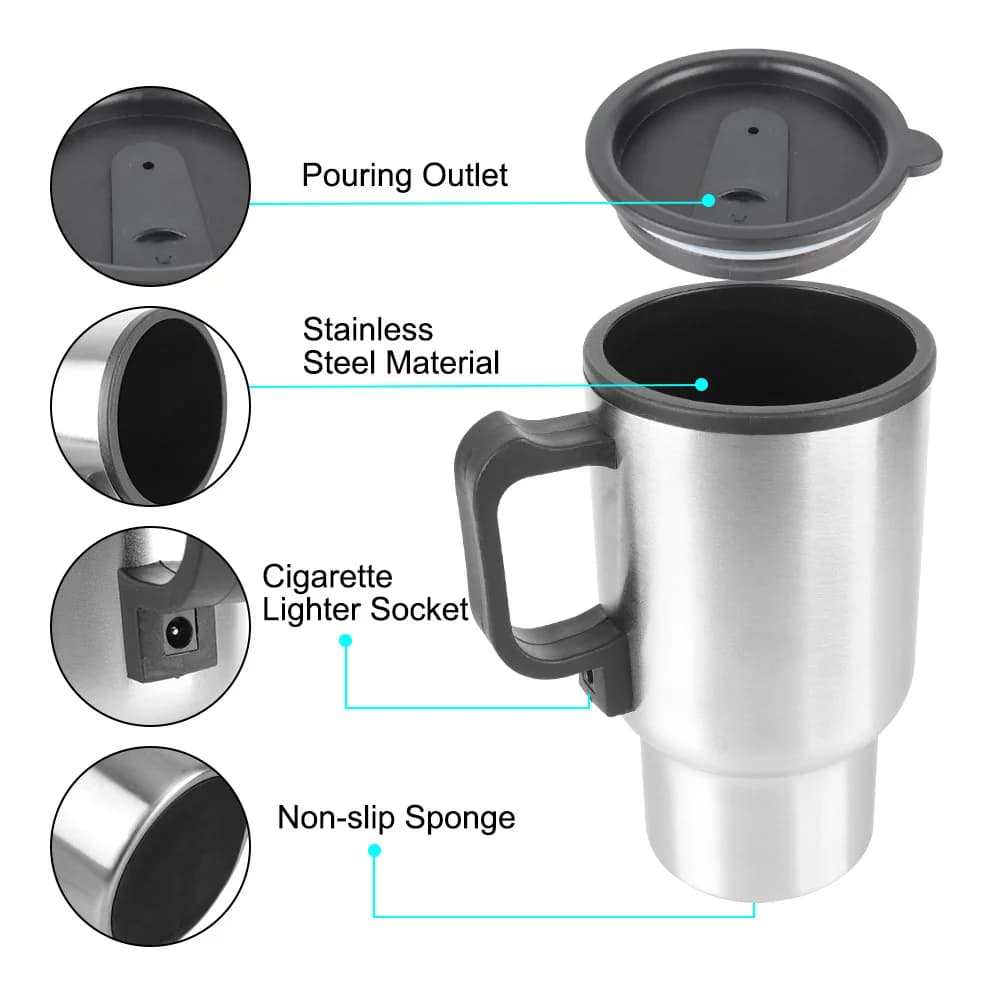 450ml 12V 차량용 전기 주전자