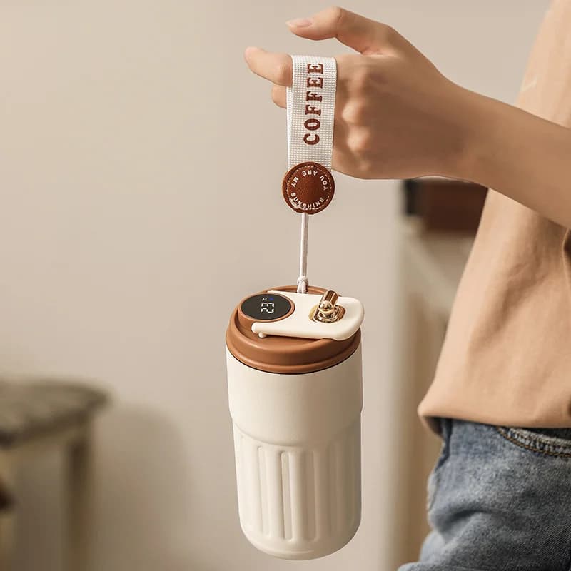 450ml 온도 표시 보온컵